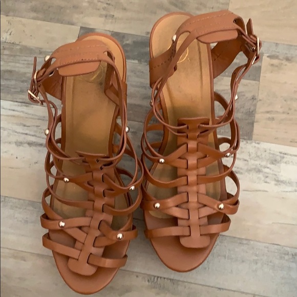 Wedge Cork Sandal Heels - Picture 5 of 5